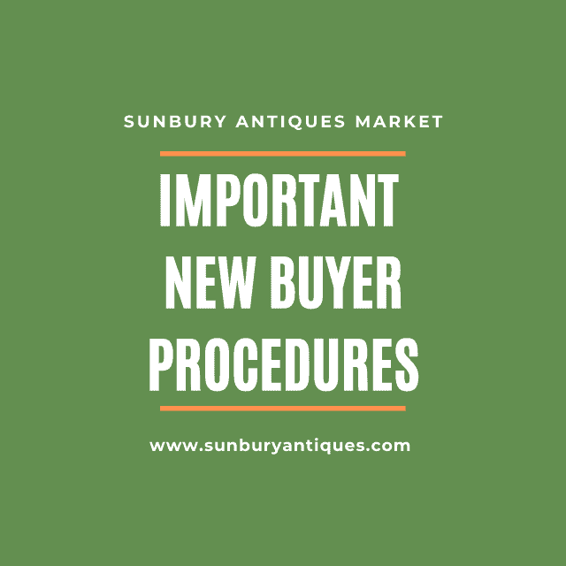 IMPORTANT NEW BUYER PROCEDURES