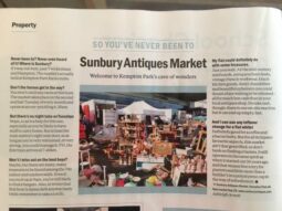 Time Out London – Sunbury Antiques Market – Sept 2017