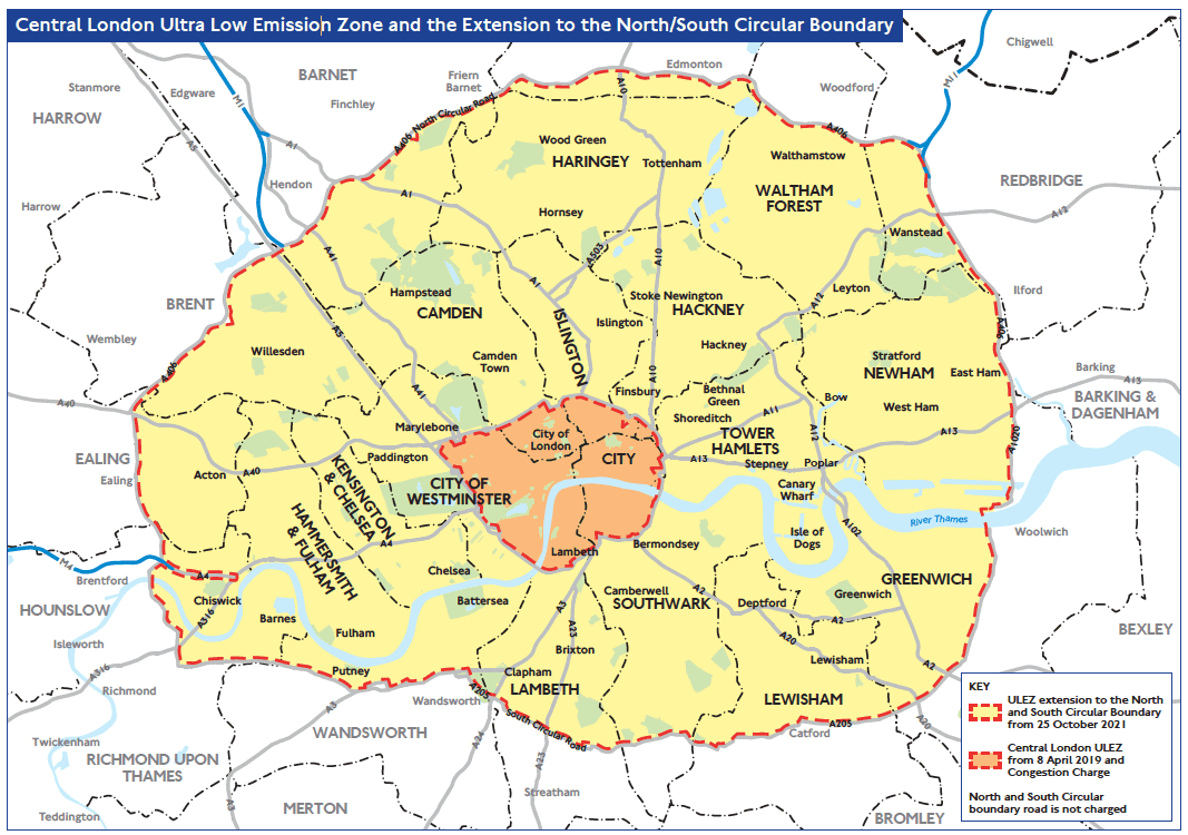 TFL London – Ultra Low Emission Zone – Feb 2019